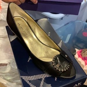 Anne Klein Open Toe Wedged heels